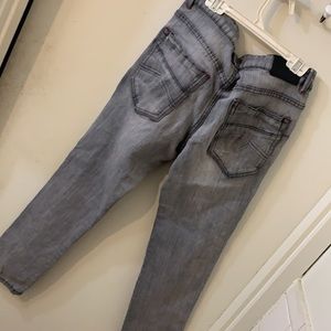 JEANS GREY SIZE 34-30 length with pockets